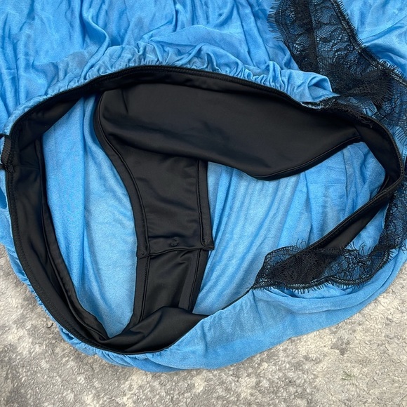 NWT Christopher Esber Tucked Negligee Slip Dress Cutout Tucked Chiffon Blue 10 - Picture 15 of 15